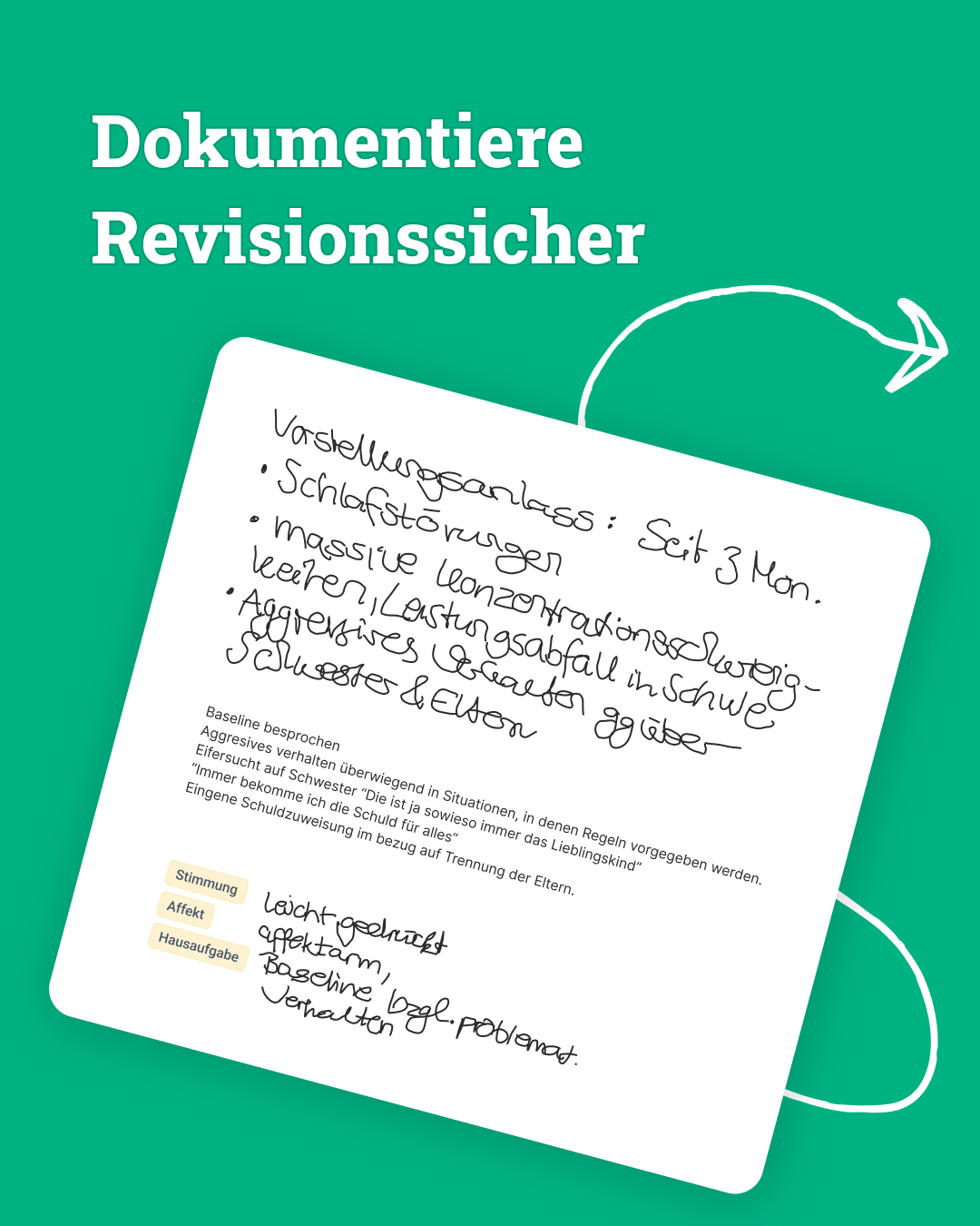 Instagram Slide 4: Dokumentiere revisionssicher